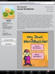 Read more about the article MyJawi word builder is @App Store